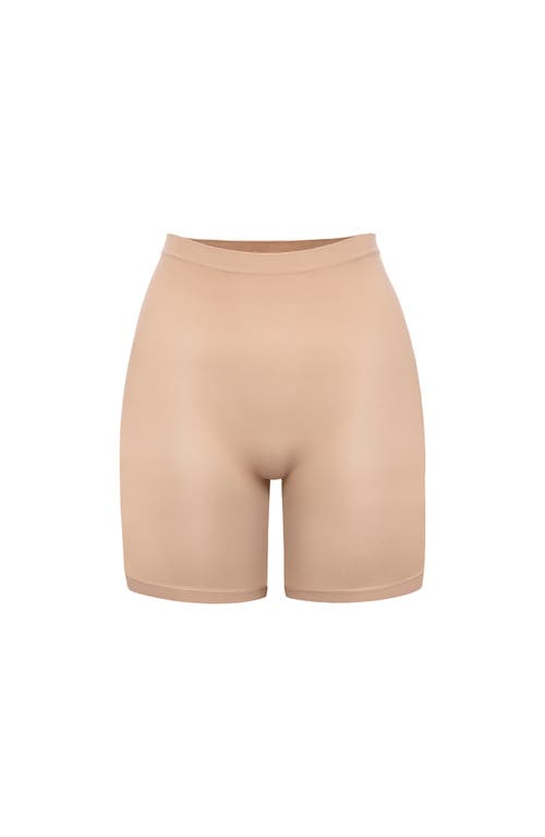 Noodyskin Body Smooth Seamless Forming Mid Shorts In Nude