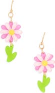 Leith Spring Daisy Drop Earrings
