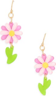 Leith Spring Daisy Drop Earrings