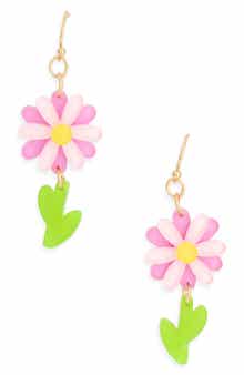 Leith Spring Daisy Drop Earrings