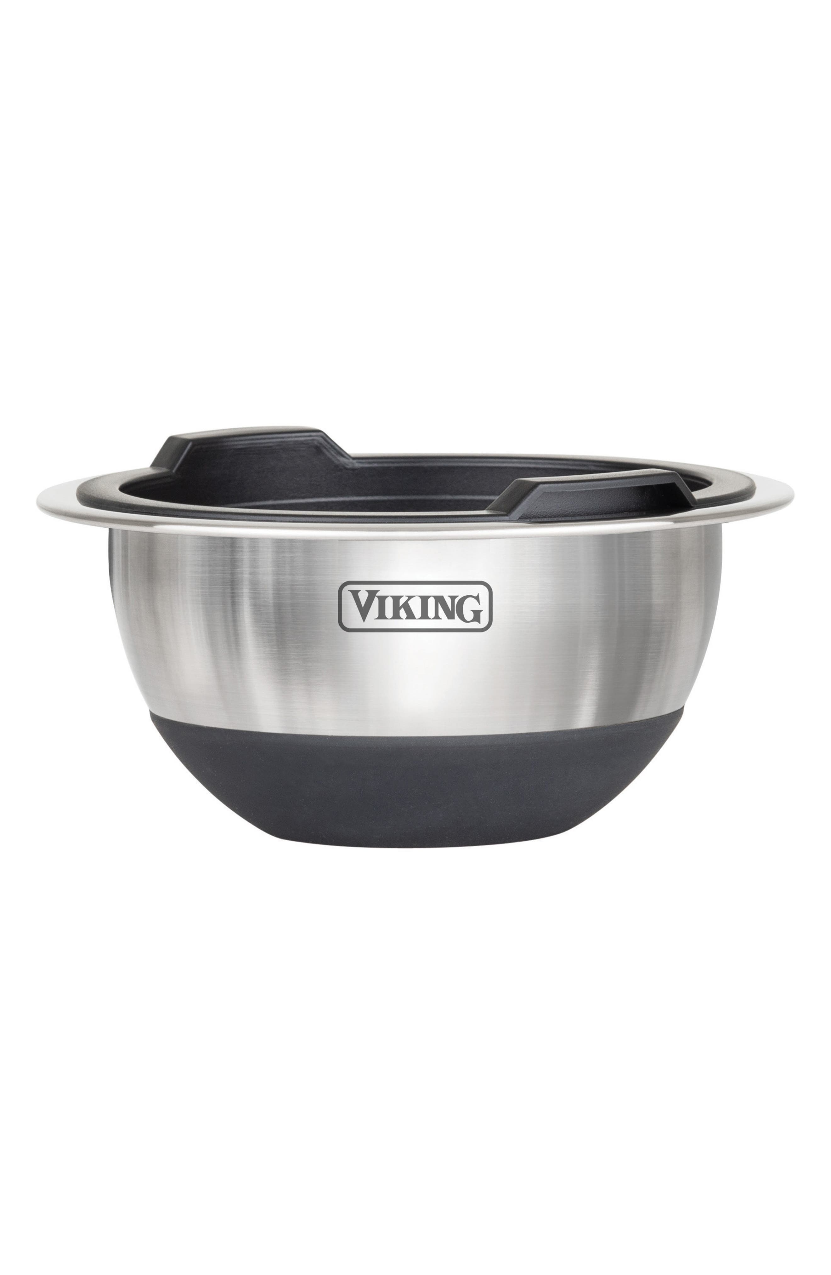 Viking 8-Piece Stainless Steel Bowls with Lids Set