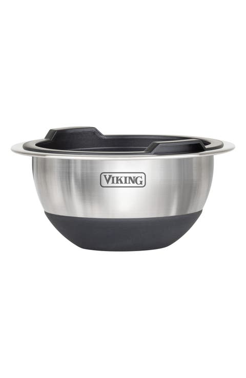 8-Piece Stainless Steel Bowls with Lids Set