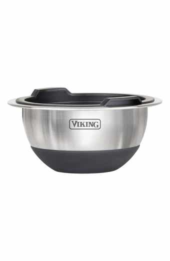 Viking 8-Piece Stainless Steel Bowls with Lids Set