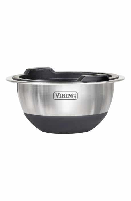 Viking 8-Piece Stainless Steel Bowls with Lids Set