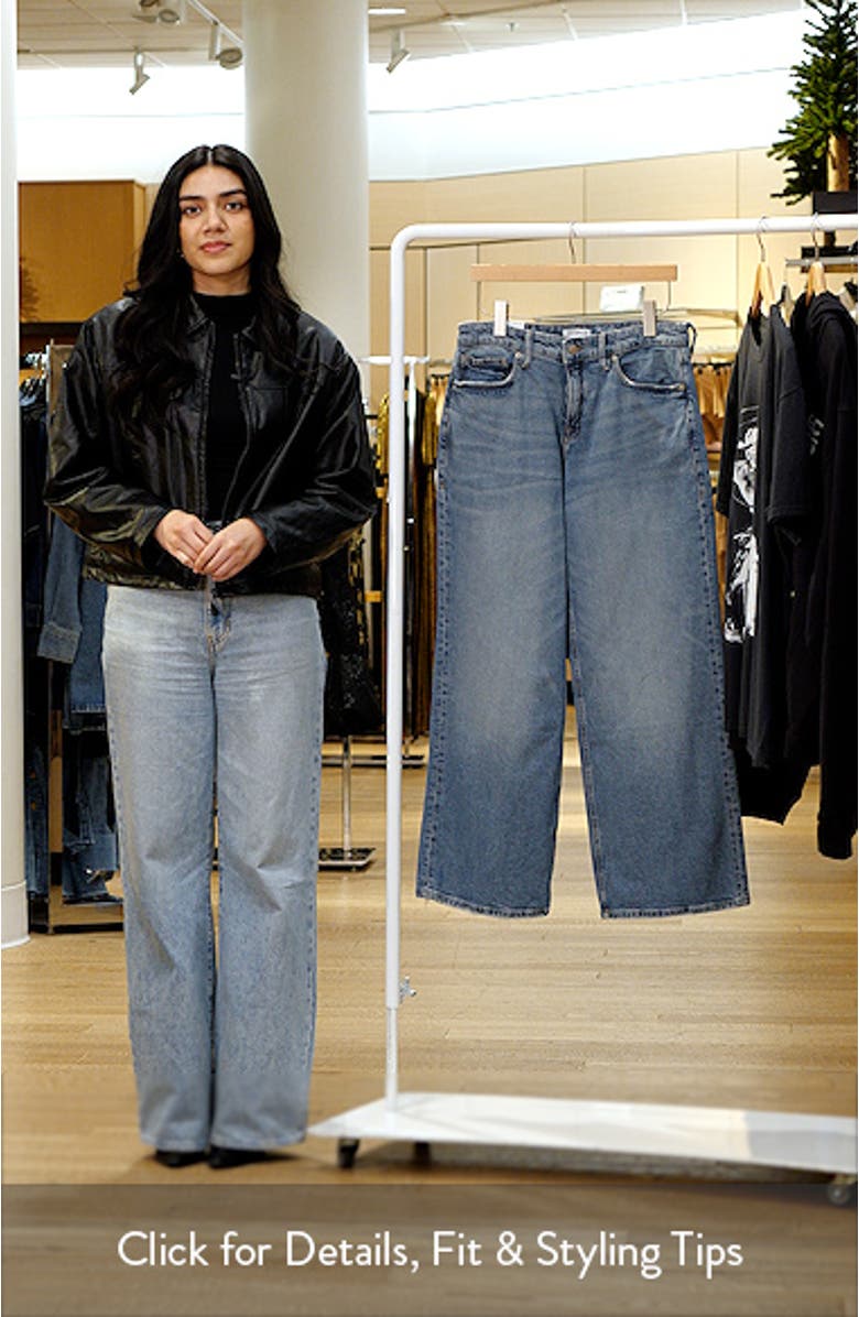 Good Ease Relaxed Wide Leg Jeans, sales video thumbnail