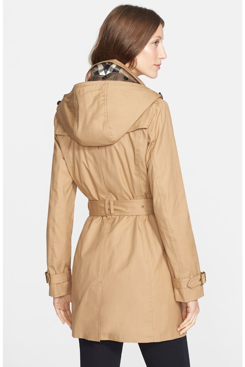'Reymoore' Trench Coat with Detachable Hood & Liner, Alternate, color, LIGHT CAMEL