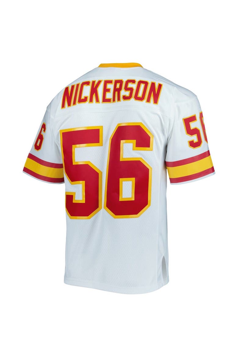 Men's Mitchell & Ness Hardy Nickerson White Tampa Bay Buccaneers 1996 Legacy Replica Jersey, Alternate, color, White