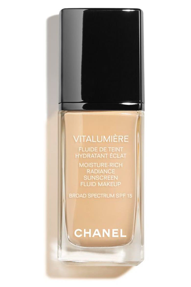 VITALUMIÈRE Moisture-Rich Radiance Sunscreen Fluid Makeup Broad Spectrum SPF 15 Foundation, Main, color, 20 CLAIR