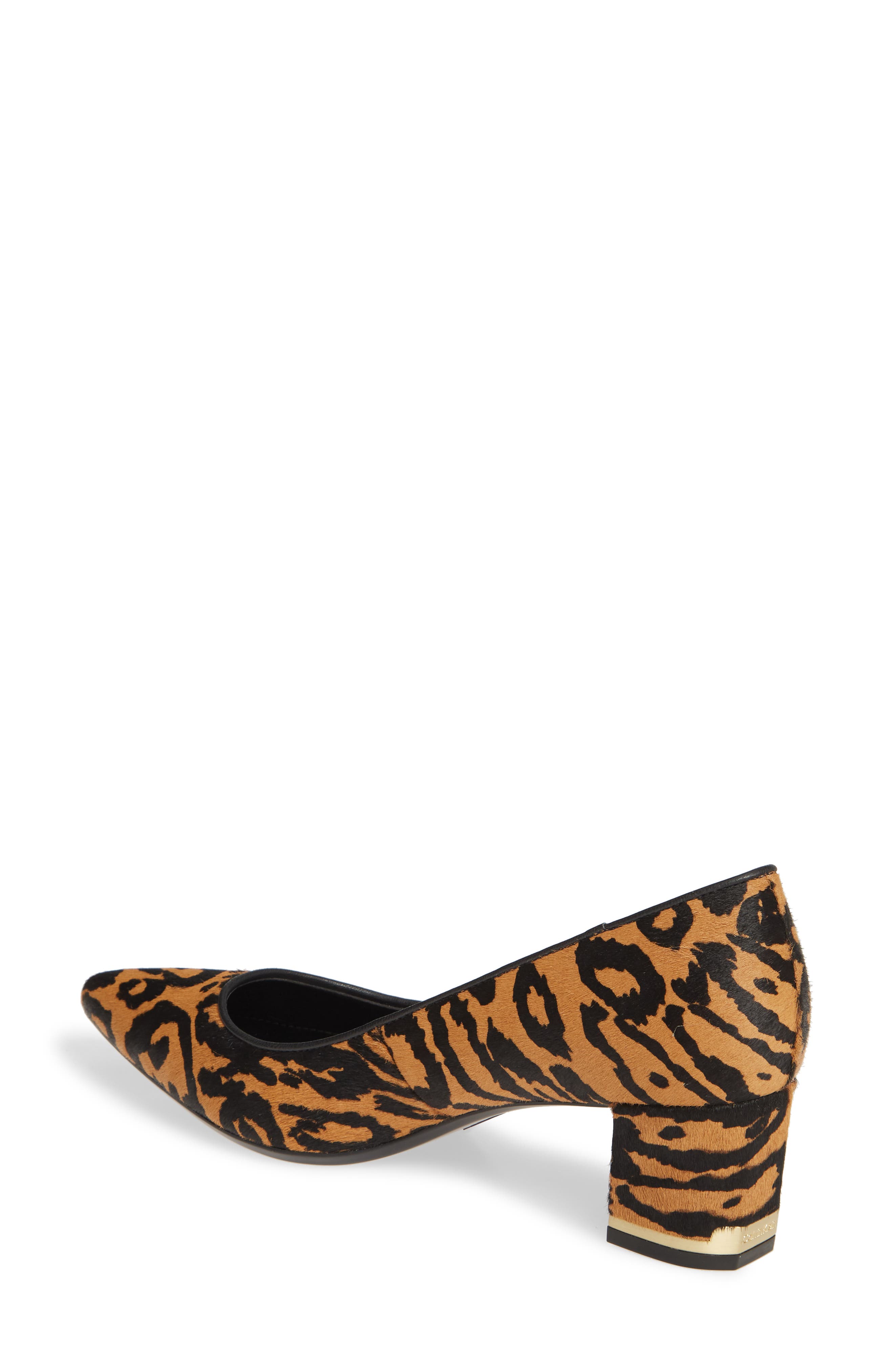 Nita Pointy Toe Genuine Calf Hair Pump, Alternate, color, ANIMAL PRINT CALF HAIR