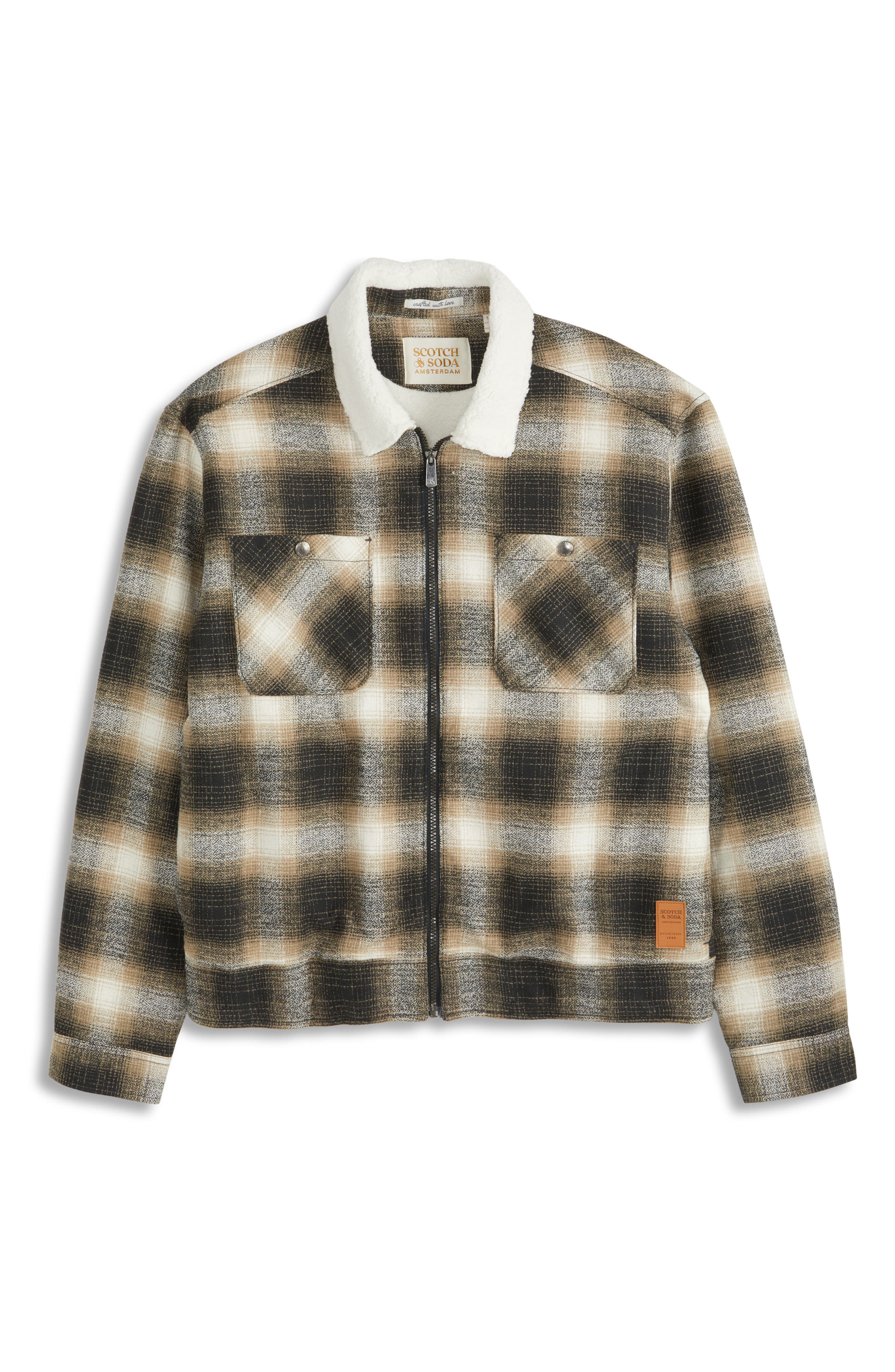 Scotch & Soda Textured Flannel Jacket