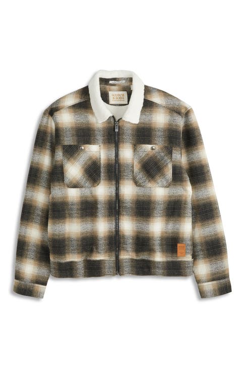 Textured Flannel Jacket