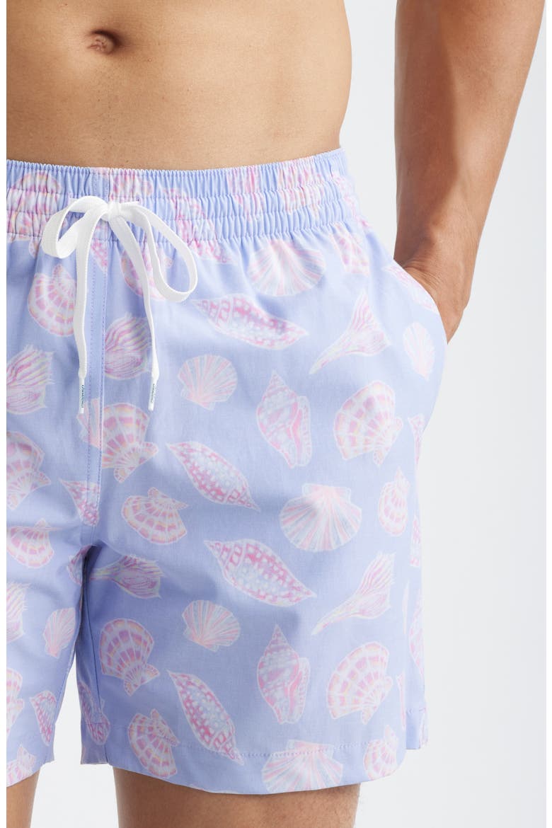 Shell Yeahs 5.5-Inch Swim Trunks, Alternate, color, LIGHT/ PASTEL PURPLE