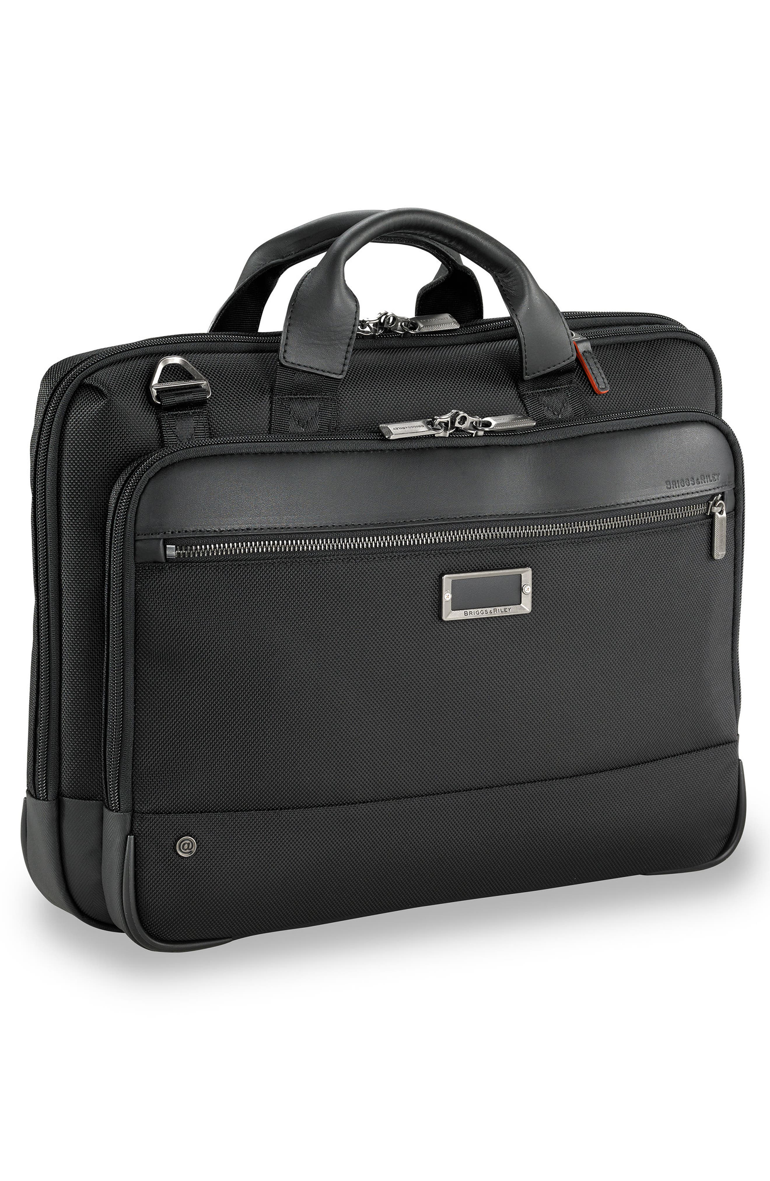 Briggs & Riley @work Slim Briefcase, Alternate, color, 
