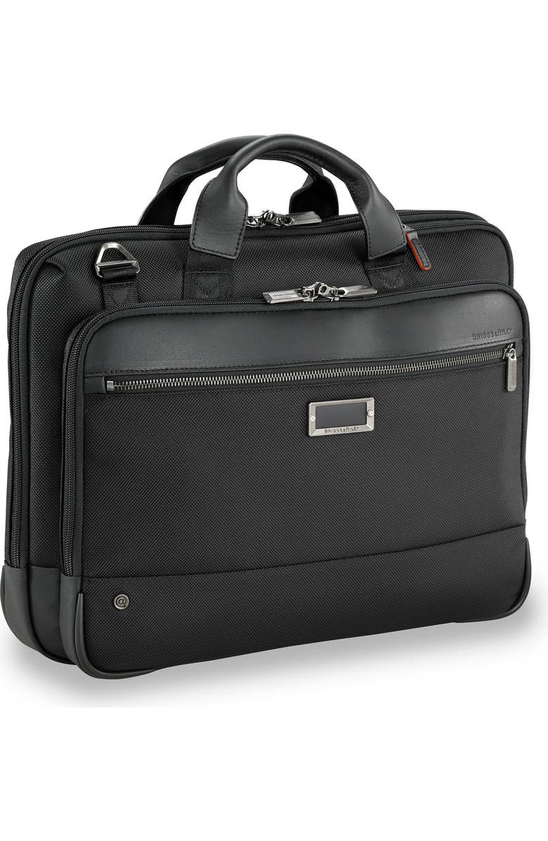 Briggs & Riley @work Slim Briefcase, Alternate, color,