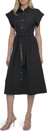 Tie Waist Shirtdress