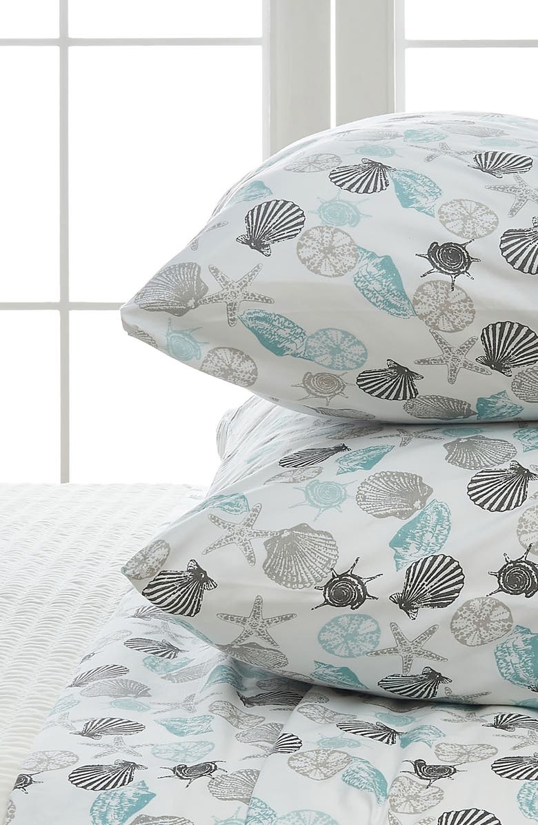 Woven & Weft Coastal Microfiber Sheet Set, Alternate, color, 