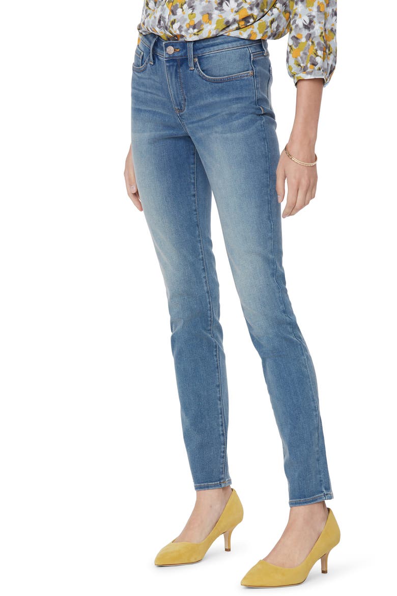 Alina Stretch Skinny Jeans, Alternate, color, CLAYBURN