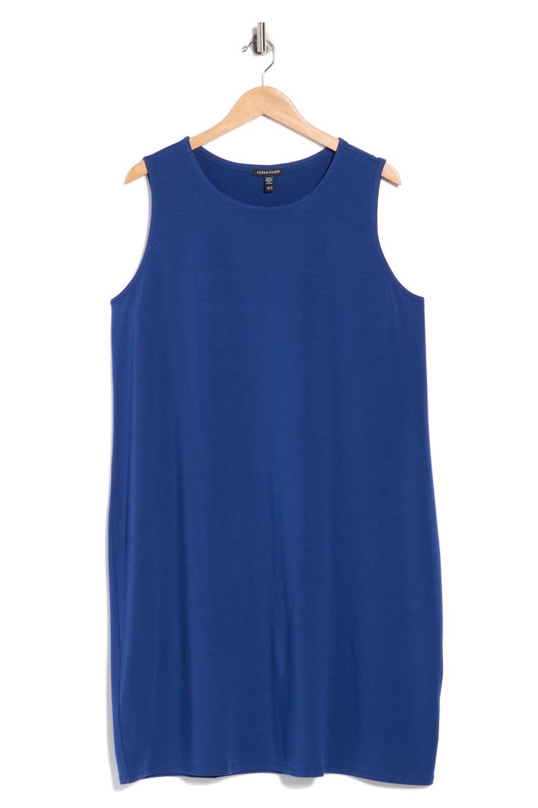 Sleeveless Jersey Shift Dress, Alternate, color, DEEP DIVE