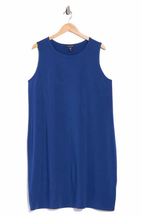 Eileen Fisher Sleeveless Jersey Shift Dress