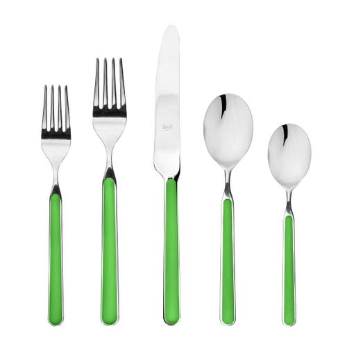 Mepra Fantasia Flatware Set In Green