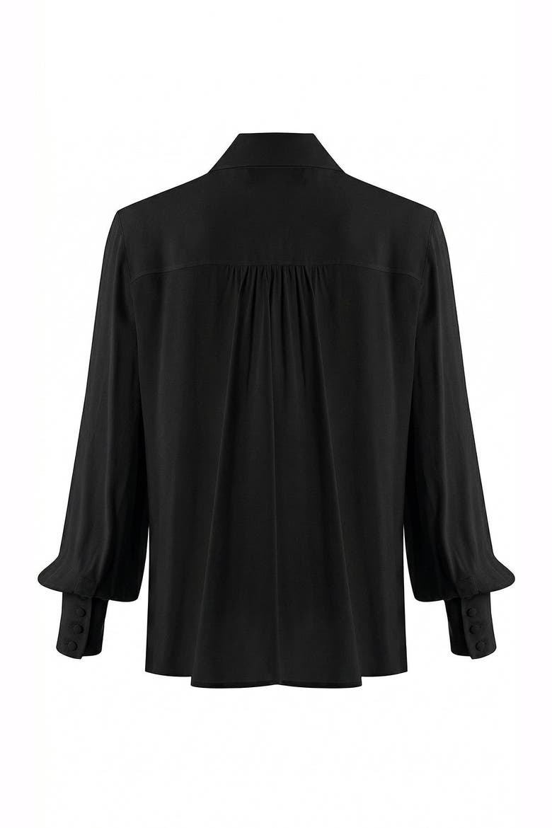 Harlee Long Sleeve Shirt, Alternate, color, BLACK