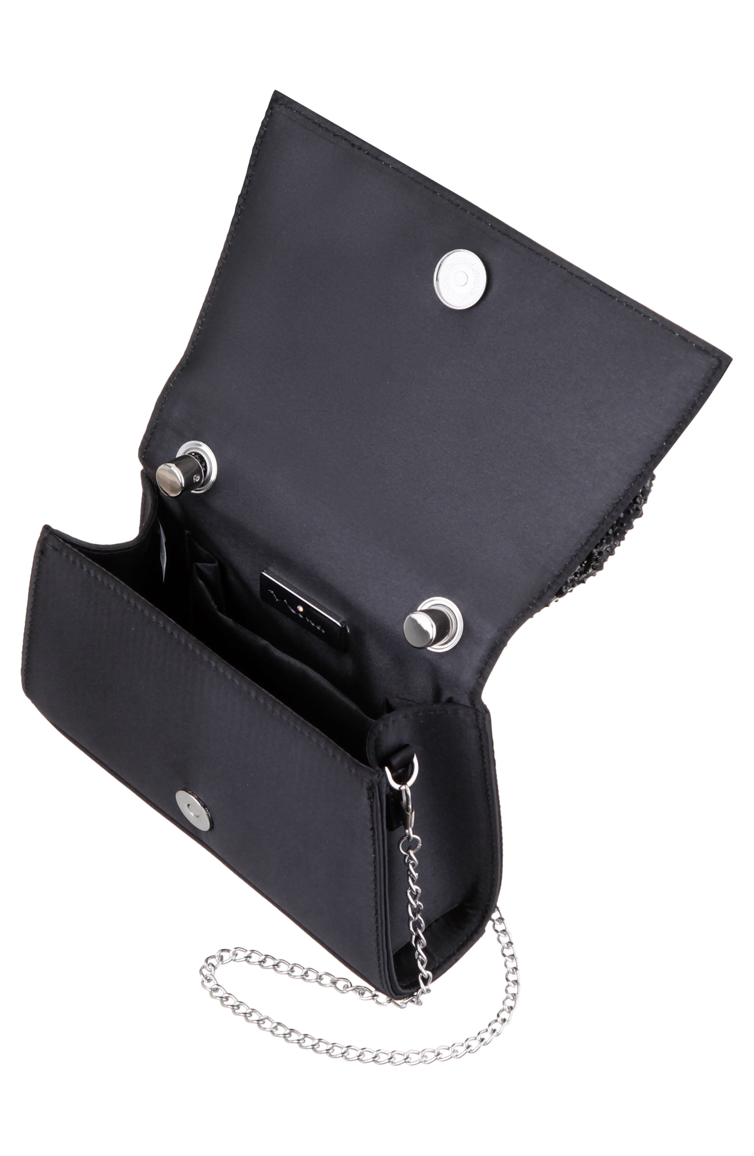 Nina Legacy Top Handle Clutch, Alternate, color, Black