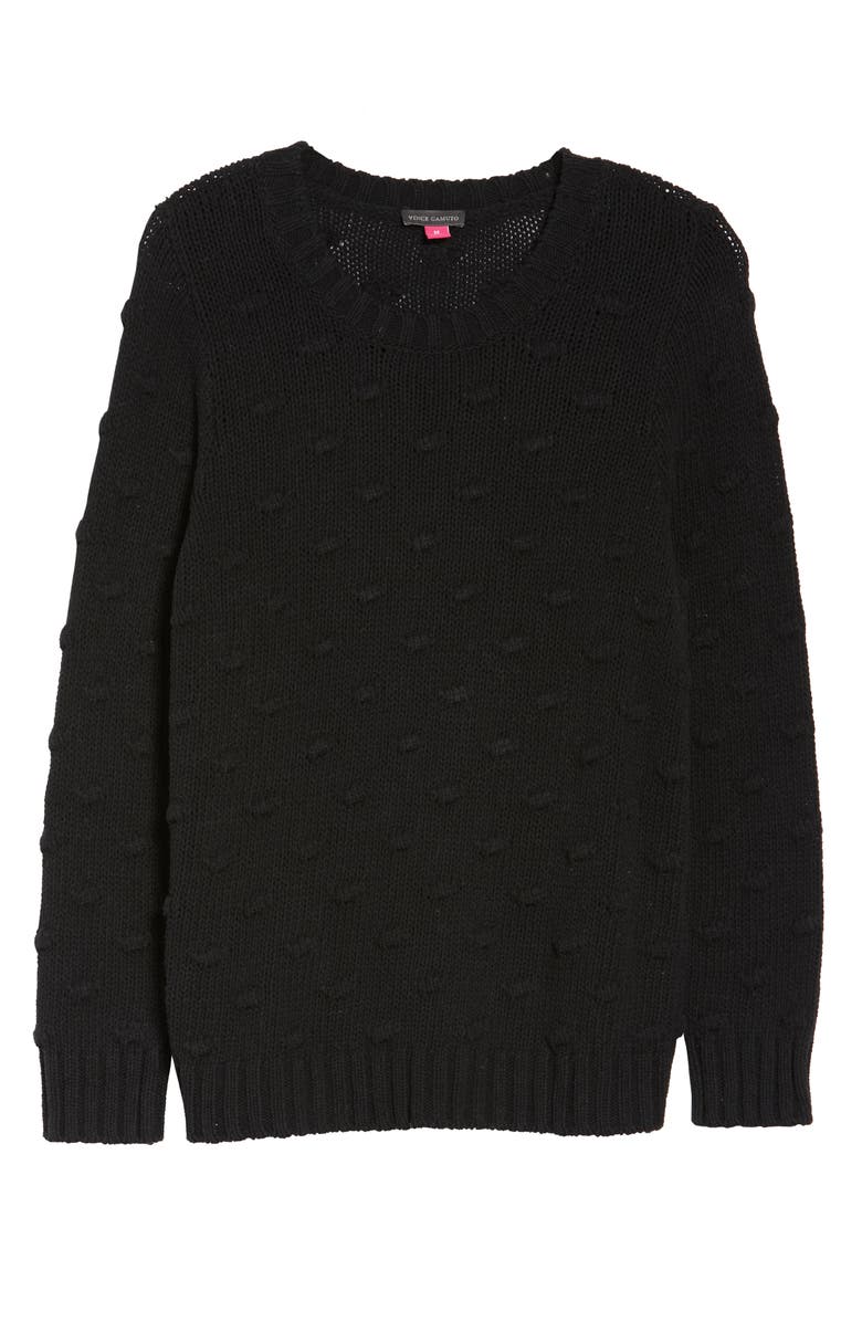 Vince Camuto Cotton Popcorn Sweater, Alternate, color,