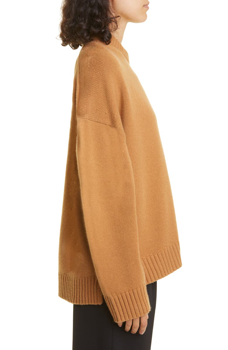 A.L.C. Ayden Oversize Wool & Cashmere Sweater, Alternate, color, Butter Brown