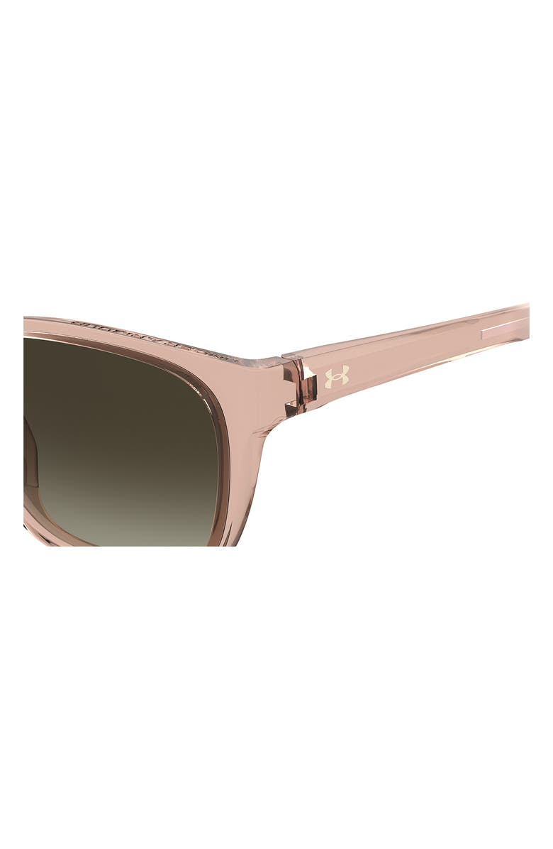 Under Armour 55mm Square Sunglasses, Alternate, color, Crystal Pink