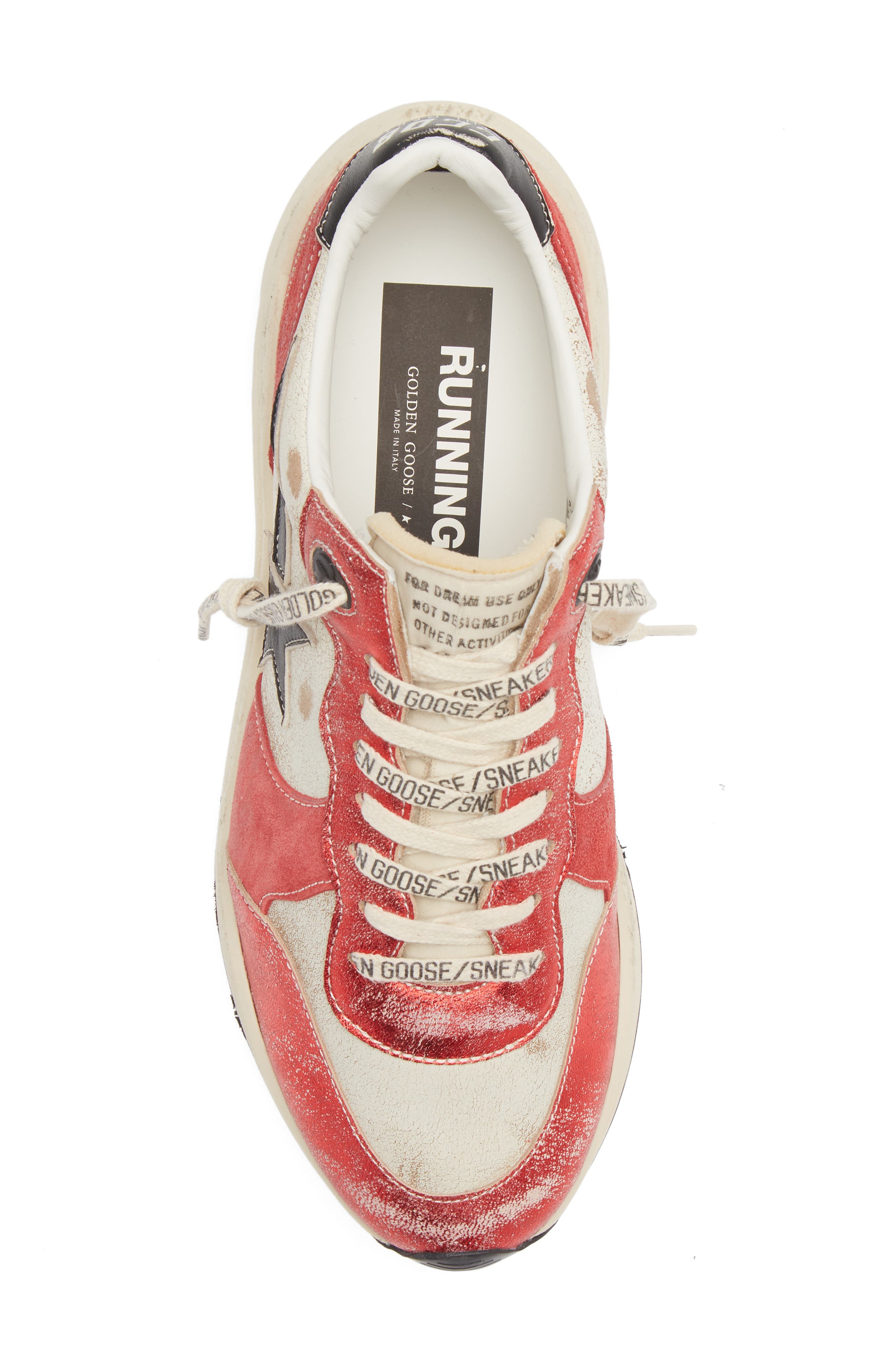 Golden Goose Running Sole Suede Sneaker, Alternate, color, 