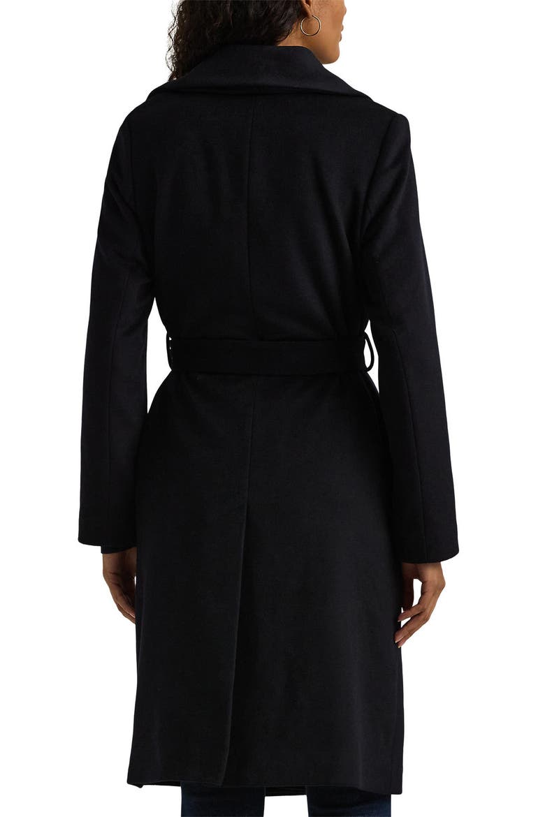 Longline Wool Blend Wrap Coat, Alternate, color, REGAL NAVY BLUE