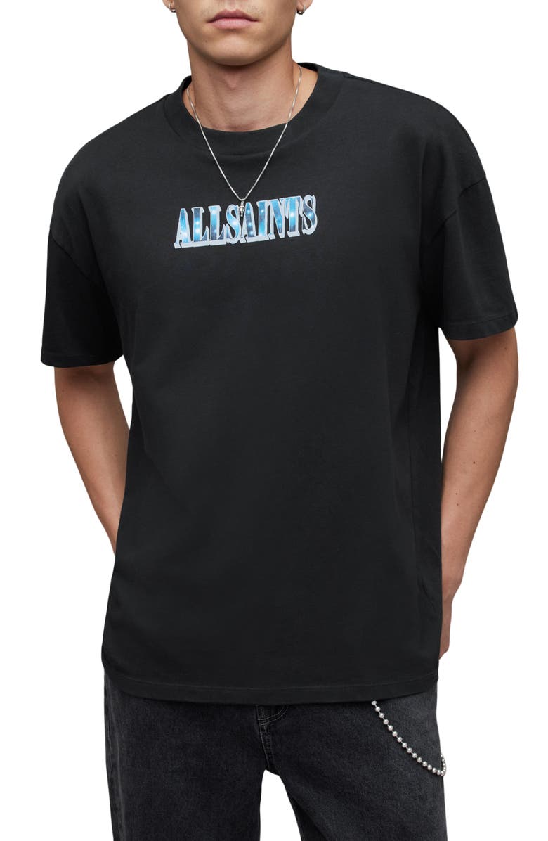 AllSaints Quasar Graphic T-Shirt, Main, color,