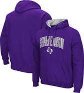 COLOSSEUM Men's Colosseum Purple Stephen F Austin Lumberjacks Arch and Logo Pullover Hoodie