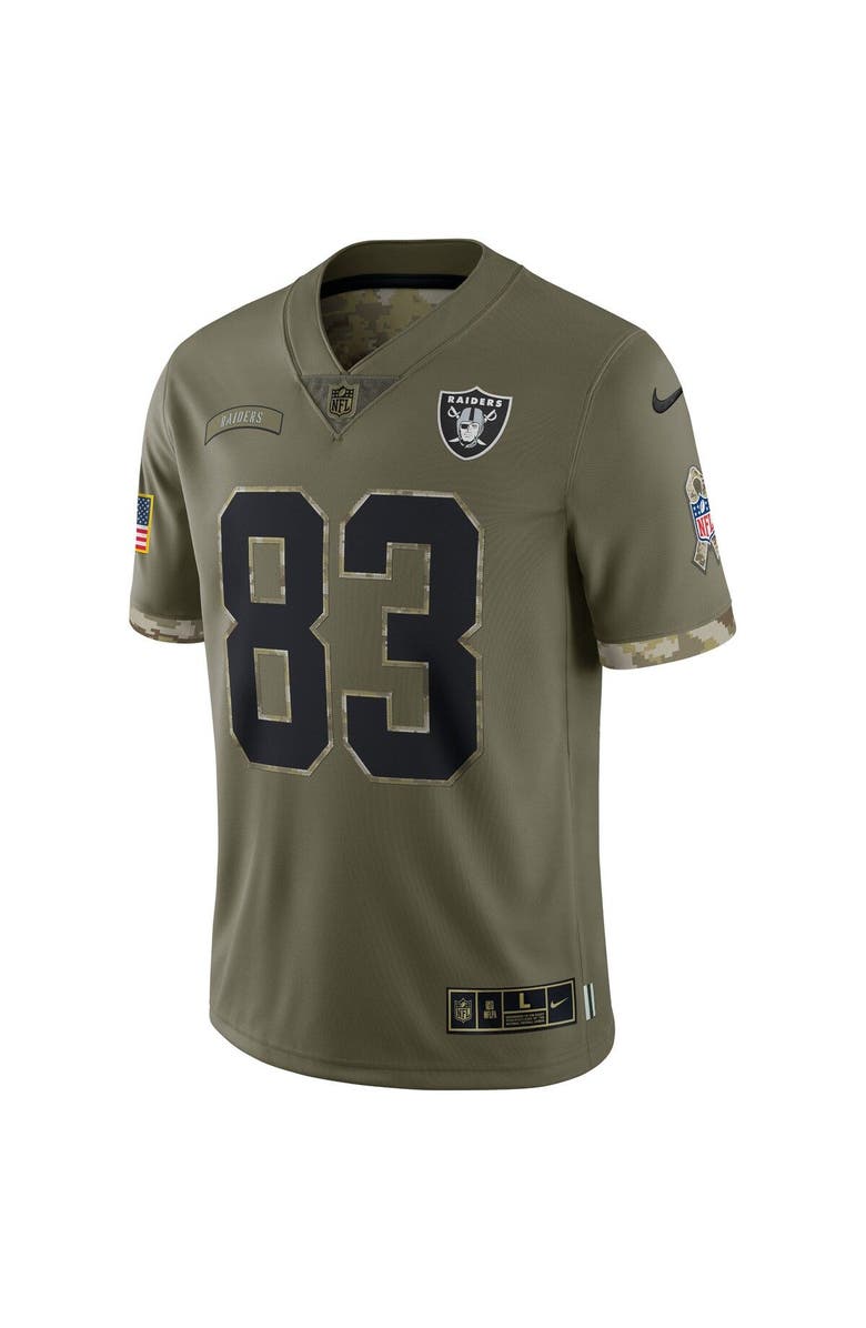 Nike Men's Nike Darren Waller Olive Las Vegas Raiders 2022 Salute To Service Limited Jersey, Alternate, color, 