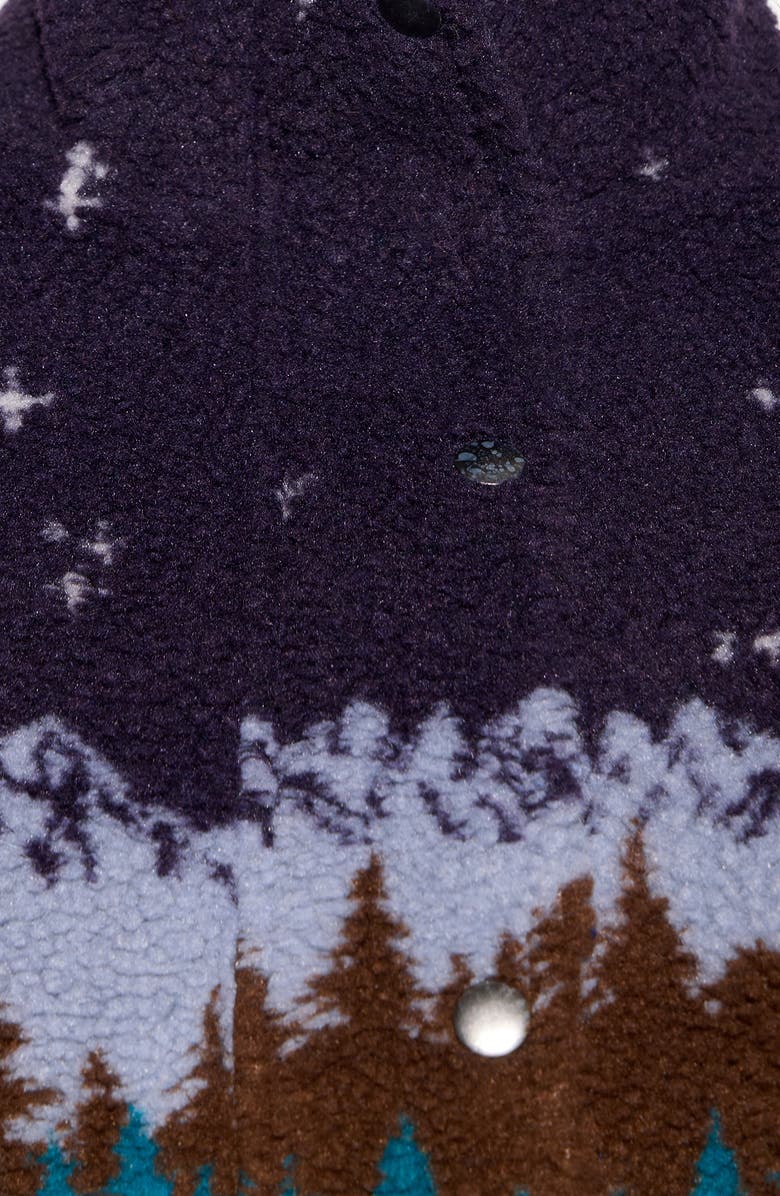 Spiritual Gangster Dusk Amari Faux Shearling Jacket, Alternate, color, Dusk