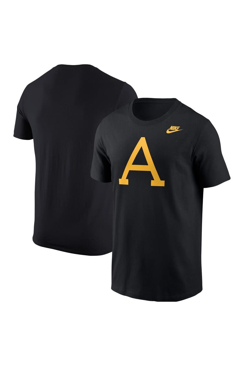 Men's Nike Black Army Black Knights A Logo West Point Classic Collection T-Shirt, Main, color, Black