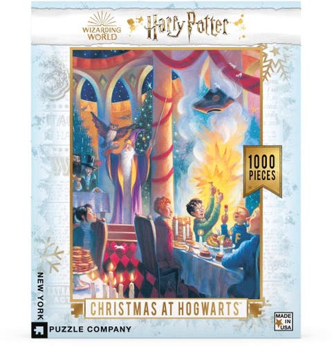 Christmas at Hogwarts 1000 Piece Puzzle