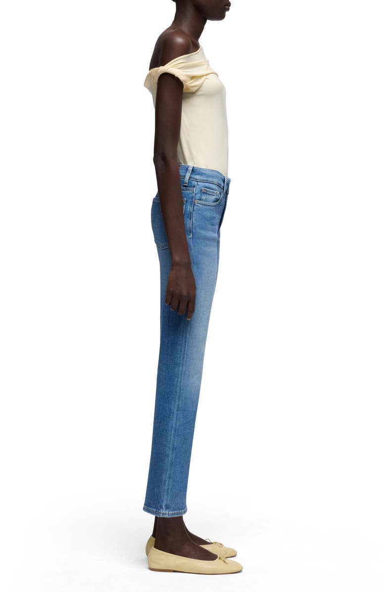 7 For All Mankind Crop Bootcut Jeans, Alternate, color, Coastline