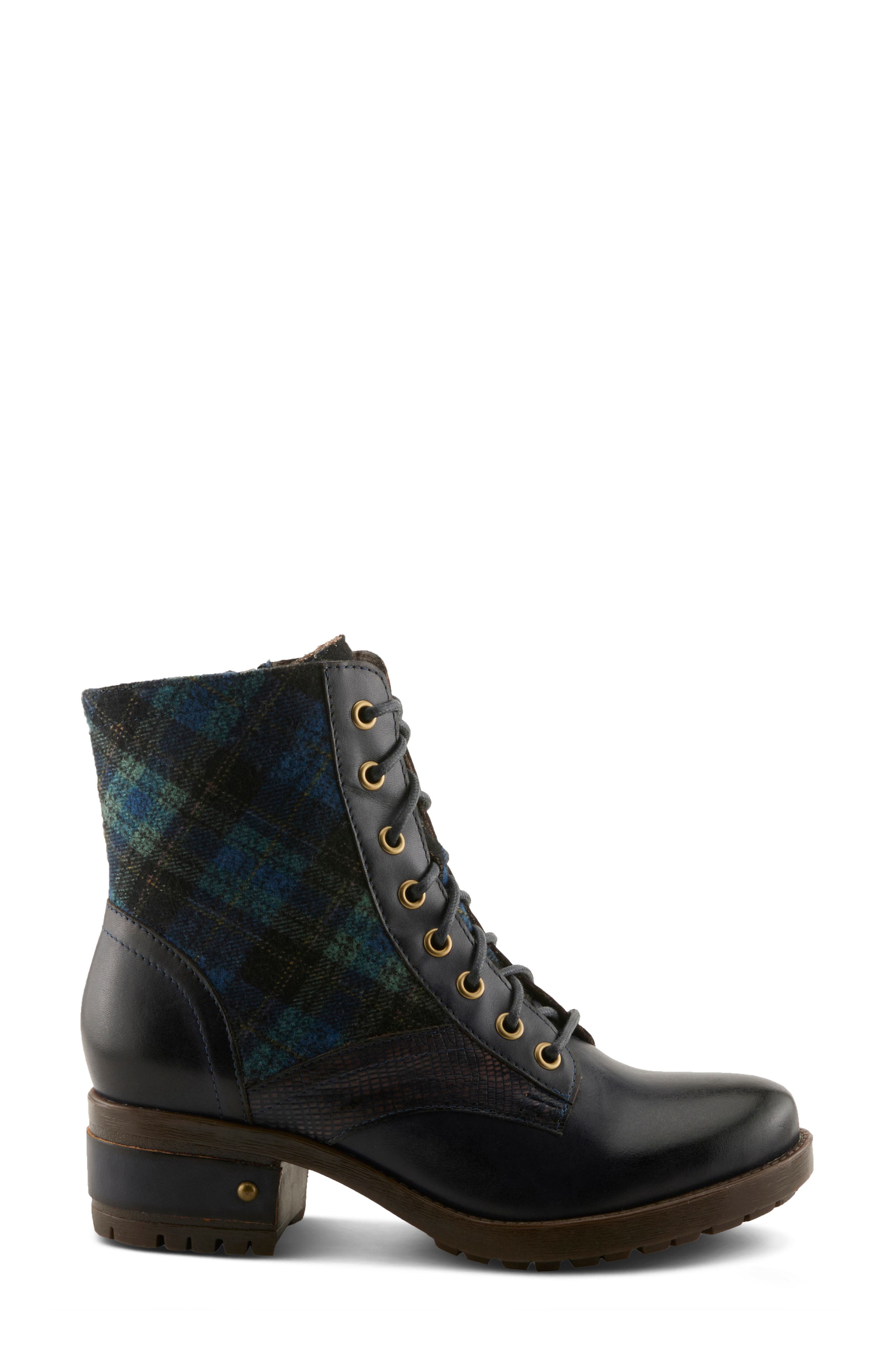 Marty Combat Boot, Alternate, color, NAVY MULTI
