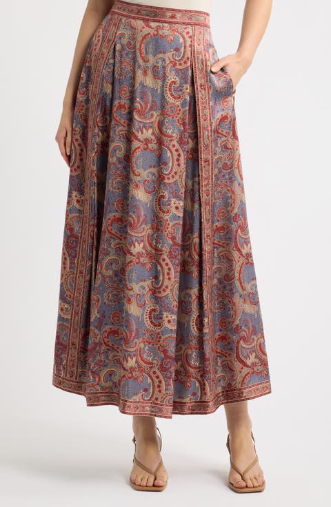 Arden Print Maxi Skirt