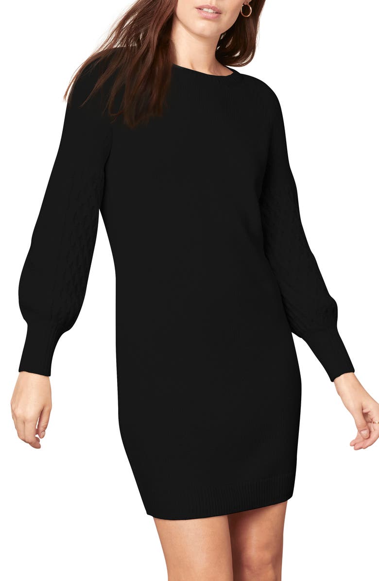 BB Dakota by Steve Madden Seen Sweater Days Long Sleeve Minidress, Alternate, color, 