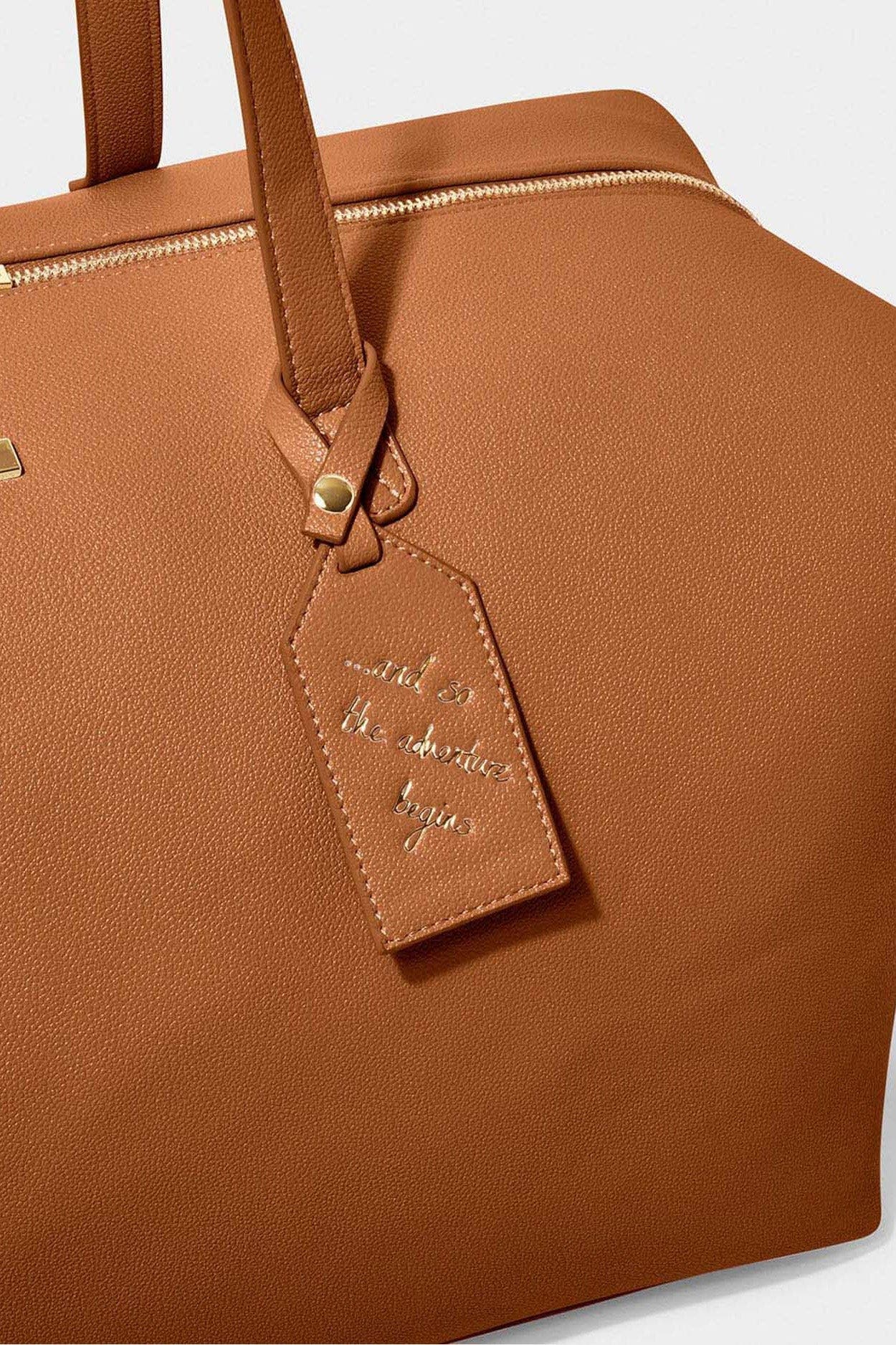 Weekender Carryall Bag, Alternate, color, Cognac
