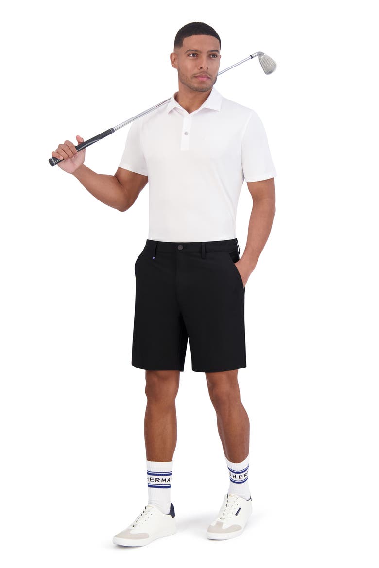 4-Way Stretch Tech Shorts, Alternate, color, BLACK