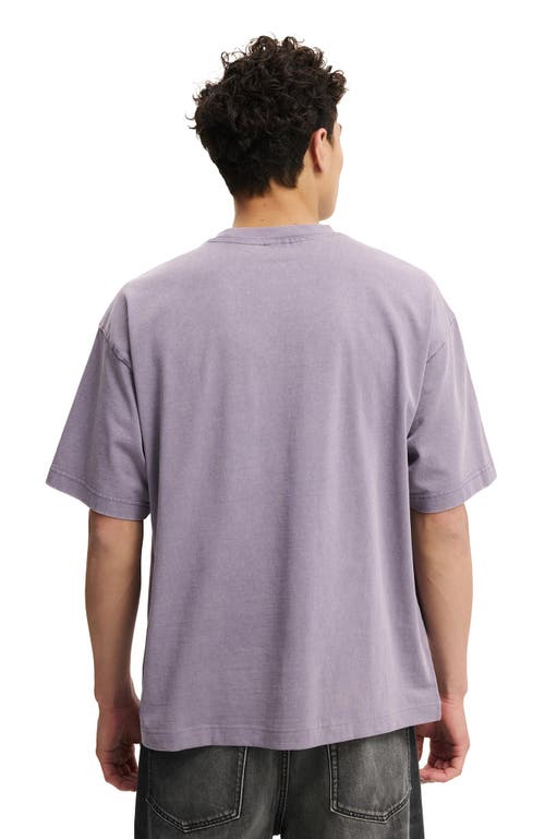 Cotton On Box Fit Plain T-shirt In Purple