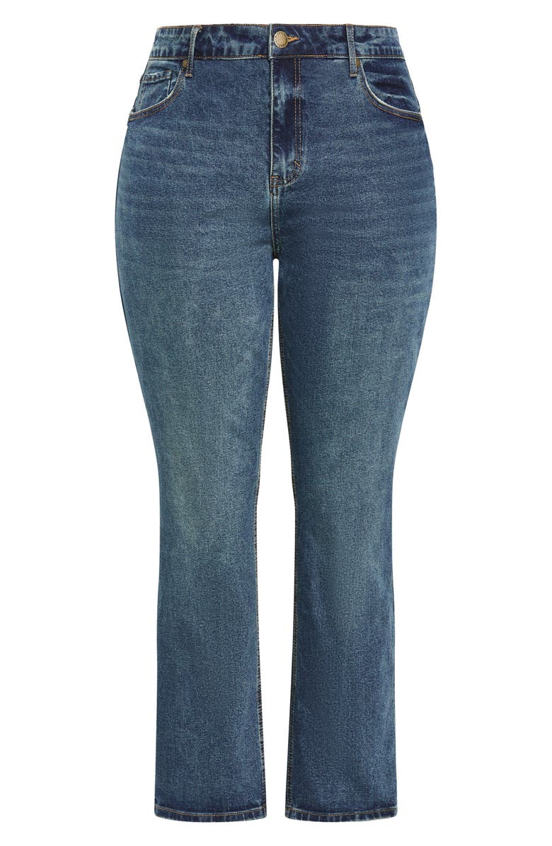 City Chic Amira Straight Leg Jeans, Alternate, color, 