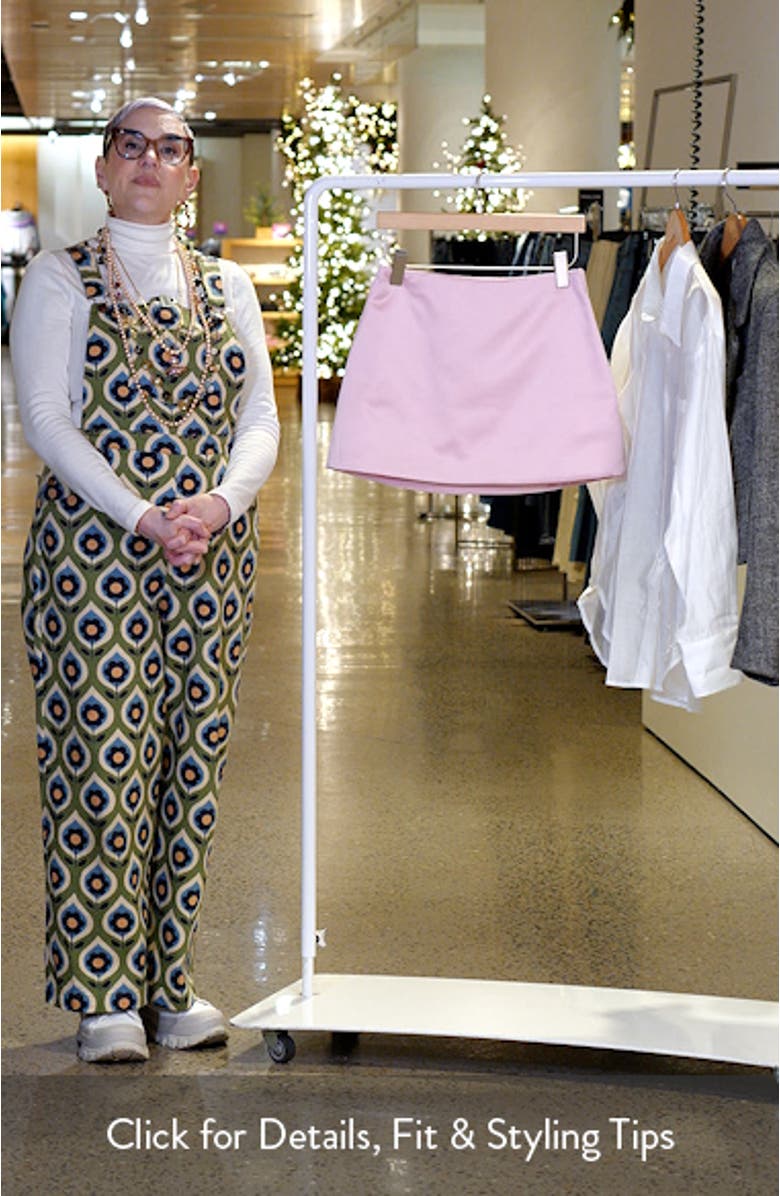 Emerson Satin Miniskirt, sales video thumbnail