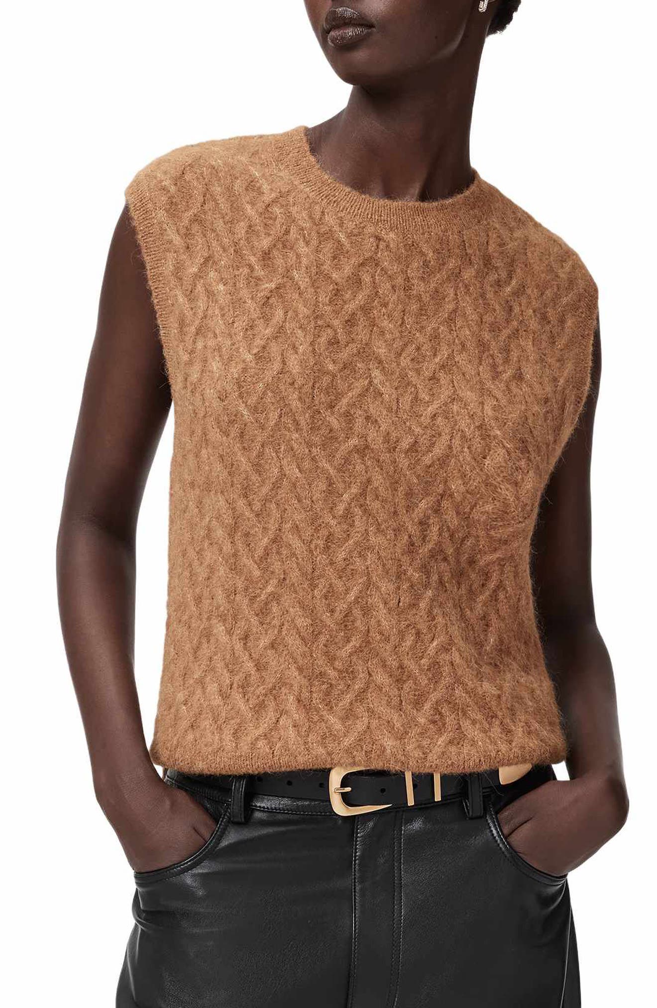 Sirius Cable Alpaca Blend Sweater Vest - image 3