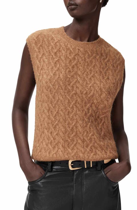 Sirius Cable Alpaca Blend Sweater Vest