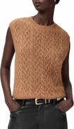 AllSaints Sirius Cable Alpaca Blend Sweater Vest