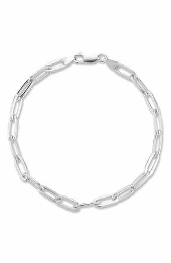 Yield of Men Men's Sterling Silver Paperclip Link Bracelet